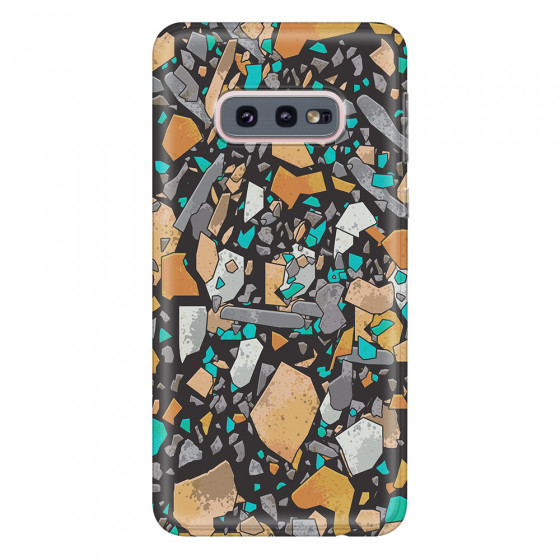 SAMSUNG - Galaxy S10e - Soft Clear Case - Terrazzo Design VII