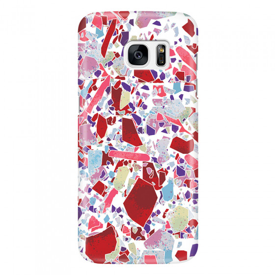 SAMSUNG - Galaxy S7 Edge - 3D Snap Case - Terrazzo Design VI