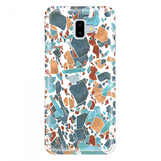 SAMSUNG - Galaxy J6 Plus - Soft Clear Case - Terrazzo Design IV
