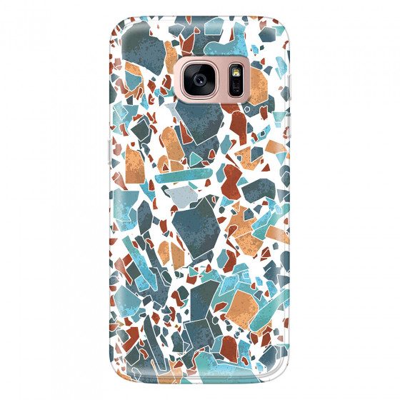 SAMSUNG - Galaxy S7 - Soft Clear Case - Terrazzo Design IV