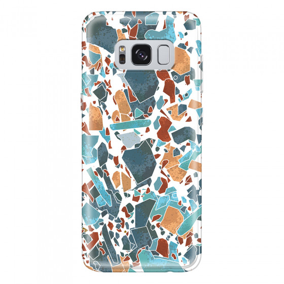 SAMSUNG - Galaxy S8 Plus - Soft Clear Case - Terrazzo Design IV