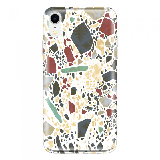 APPLE - iPhone XR - Soft Clear Case - Terrazzo Design IX