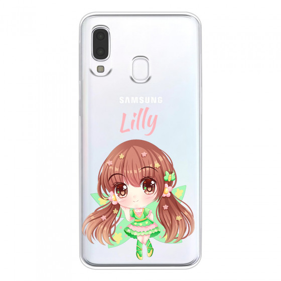 SAMSUNG - Galaxy A40 - Soft Clear Case - Chibi Lilly