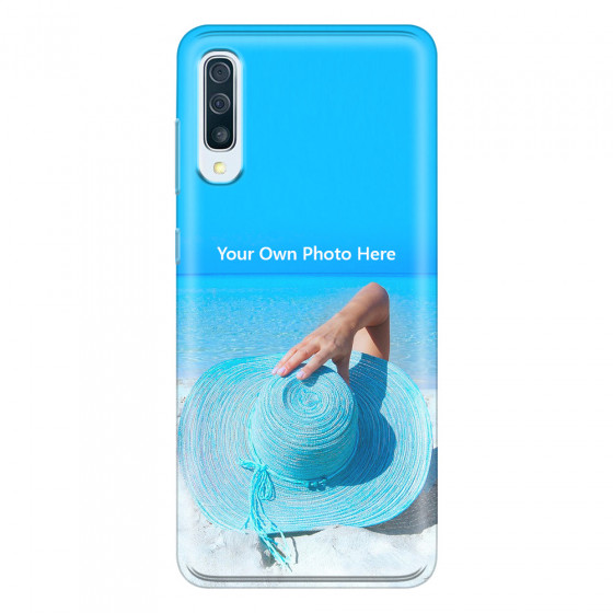 SAMSUNG - Galaxy A70 - Soft Clear Case - Single Photo Case