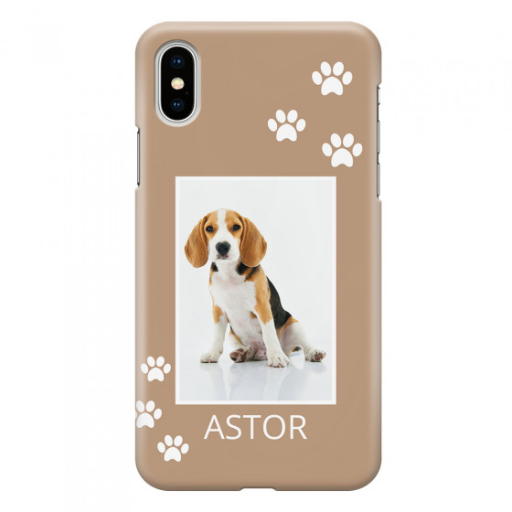 APPLE - iPhone XS - 3D Snap Case - Puppy
