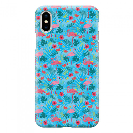 APPLE - iPhone XS - 3D Snap Case - Tropical Flamingo IV