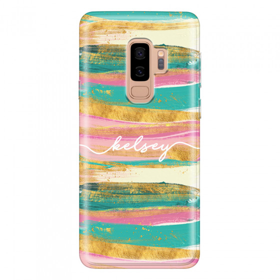 SAMSUNG - Galaxy S9 Plus - Soft Clear Case - Pastel Palette