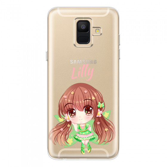 SAMSUNG - Galaxy A6 - Soft Clear Case - Chibi Lilly