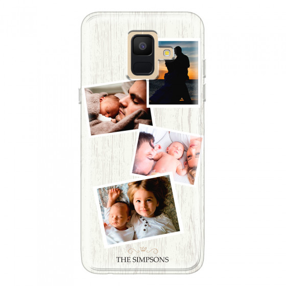 SAMSUNG - Galaxy A6 - Soft Clear Case - The Simpsons