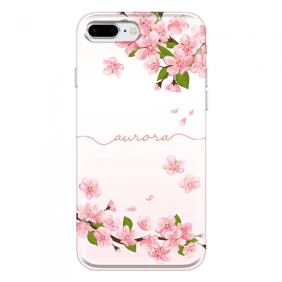 APPLE - iPhone 8 Plus - Soft Clear Case - Sakura Handwritten