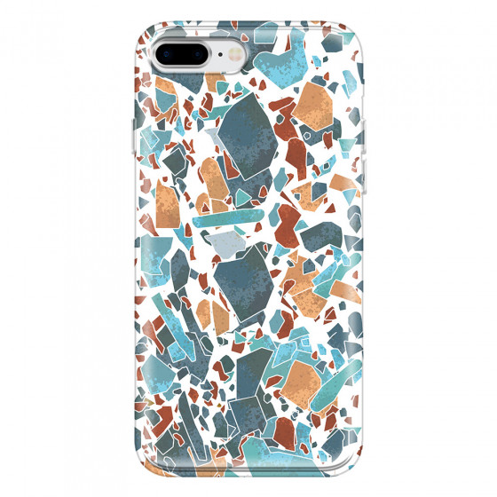 APPLE - iPhone 8 Plus - Soft Clear Case - Terrazzo Design IV