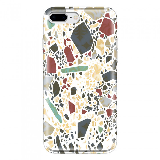 APPLE - iPhone 8 Plus - Soft Clear Case - Terrazzo Design IX