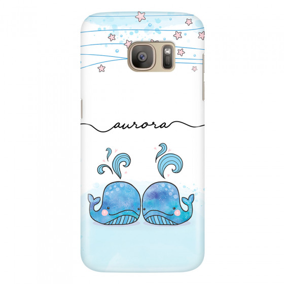 SAMSUNG - Galaxy S7 - 3D Snap Case - Little Whales
