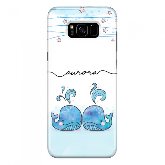 SAMSUNG - Galaxy S8 Plus - 3D Snap Case - Little Whales