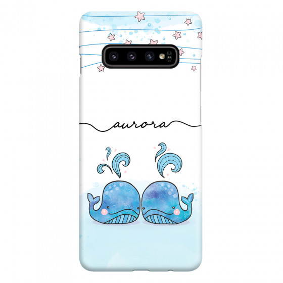 SAMSUNG - Galaxy S10 - 3D Snap Case - Little Whales