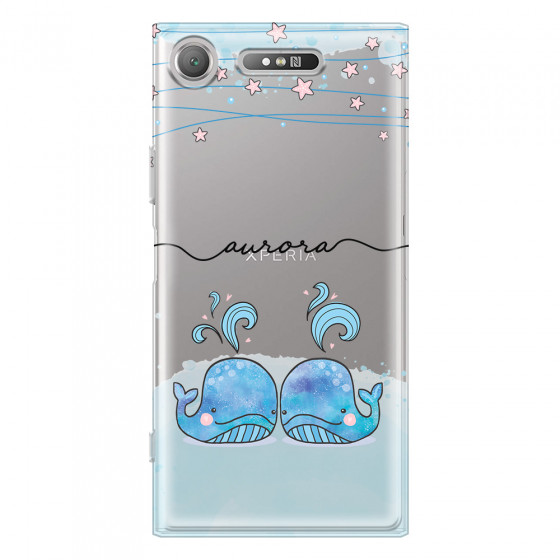 SONY - Sony XZ1 - Soft Clear Case - Little Whales