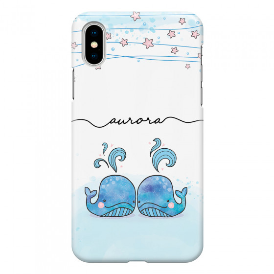 APPLE - iPhone X - 3D Snap Case - Little Whales
