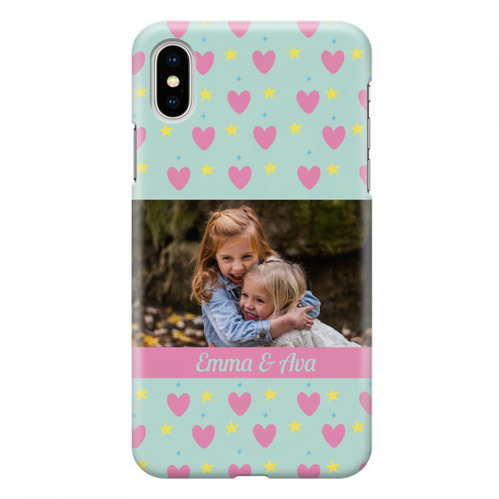 APPLE - iPhone XS Max - 3D Snap Case - Heart Shaped Photo