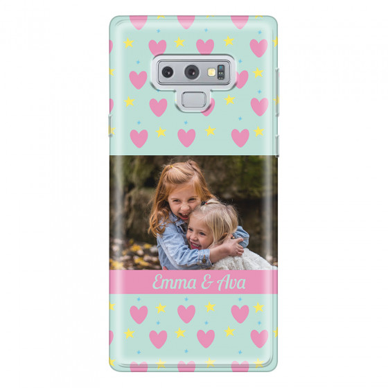 SAMSUNG - Galaxy Note 9 - Soft Clear Case - Heart Shaped Photo