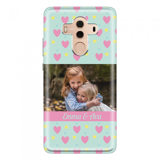 HUAWEI - Mate 10 Pro - Soft Clear Case - Heart Shaped Photo
