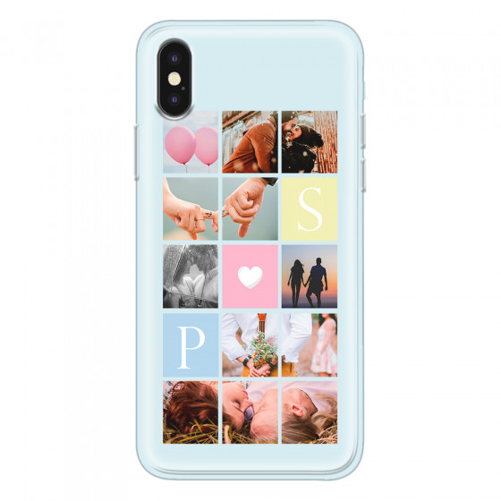APPLE - iPhone XS - Soft Clear Case - Insta Love Photo Linked