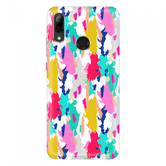 HUAWEI - P Smart 2019 - Soft Clear Case - Paint Strokes