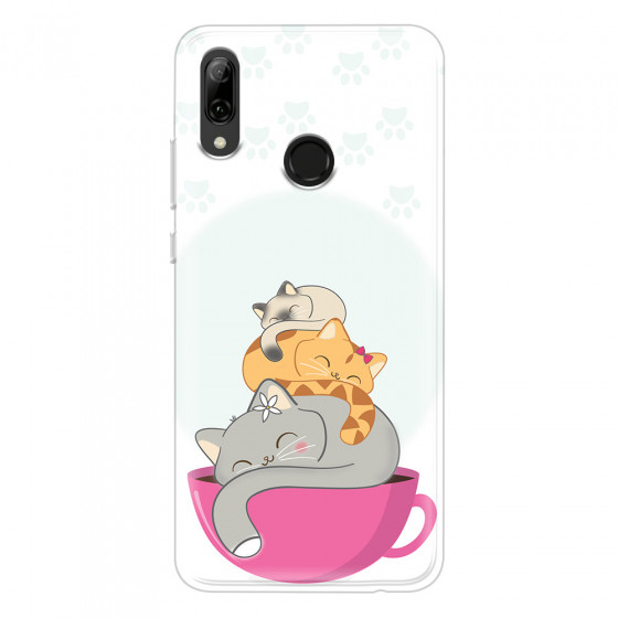 HUAWEI - P Smart 2019 - Soft Clear Case - Sleep Tight Kitty
