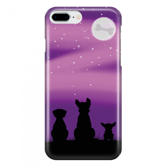 APPLE - iPhone 8 Plus - 3D Snap Case - Dog's Desire Violet Sky