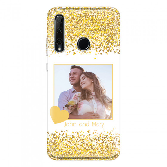 HONOR - Honor 20 lite - Soft Clear Case - Gold Memories