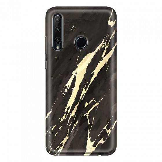 HONOR - Honor 20 lite - Soft Clear Case - Marble Ivory Black