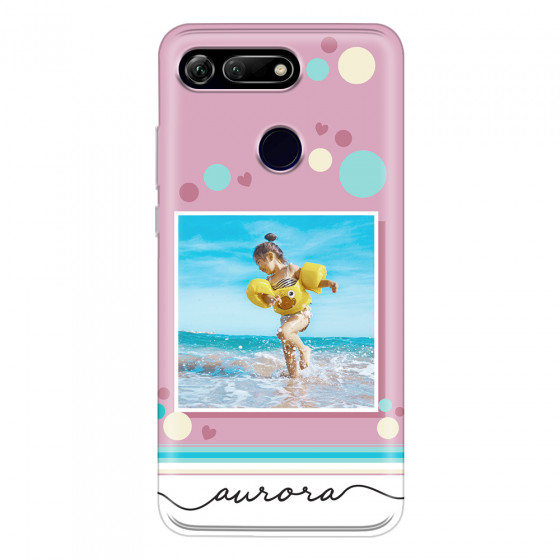HONOR - Honor View 20 - Soft Clear Case - Cute Dots Photo Case