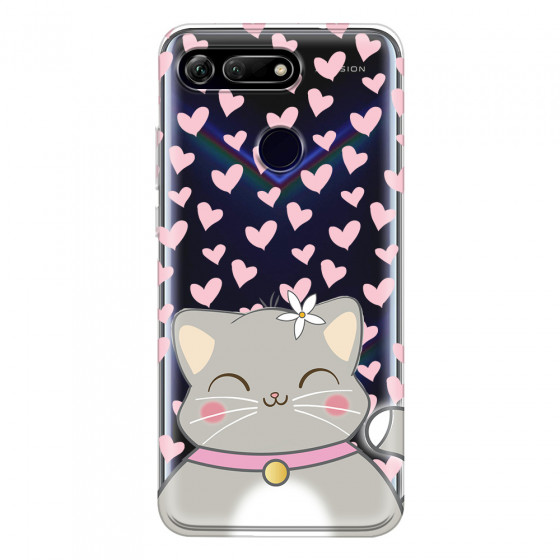 HONOR - Honor View 20 - Soft Clear Case - Kitty