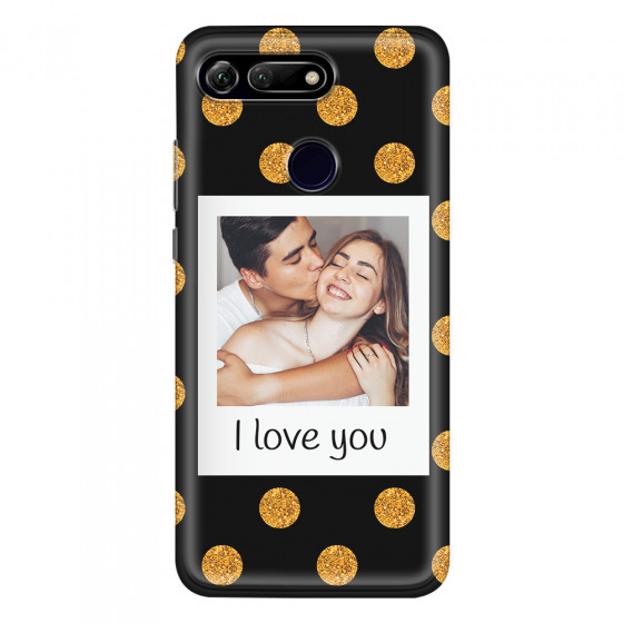 HONOR - Honor View 20 - Soft Clear Case - Single Love Dots Photo