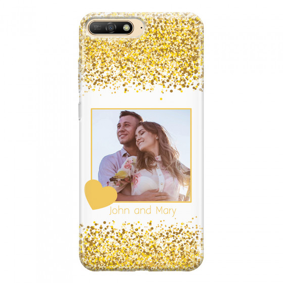 HUAWEI - Y6 2018 - Soft Clear Case - Gold Memories