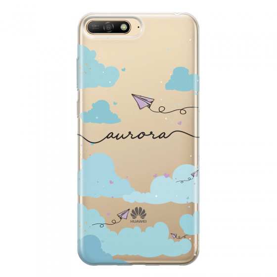 HUAWEI - Y6 2018 - Soft Clear Case - Up in the Clouds