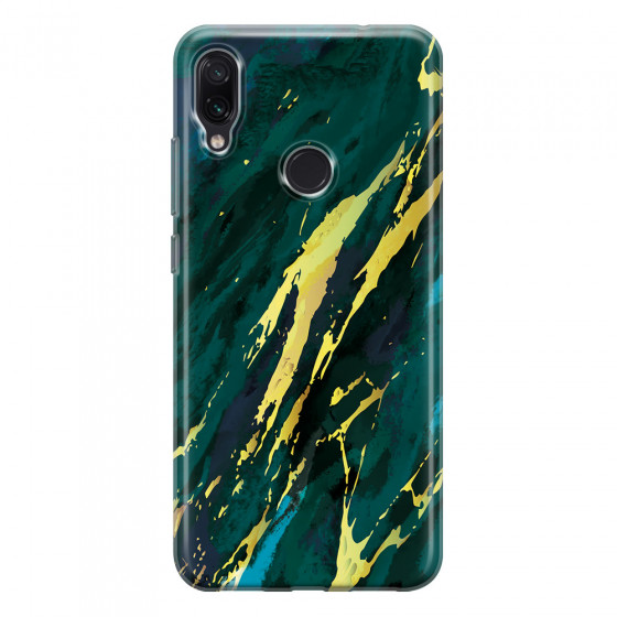 XIAOMI - Redmi Note 7/7 Pro - Soft Clear Case - Marble Emerald Green