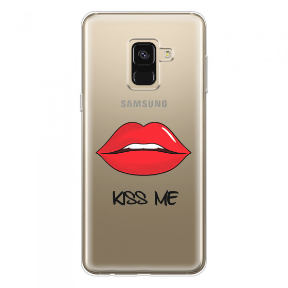 SAMSUNG - Galaxy A8 - Soft Clear Case - Kiss Me