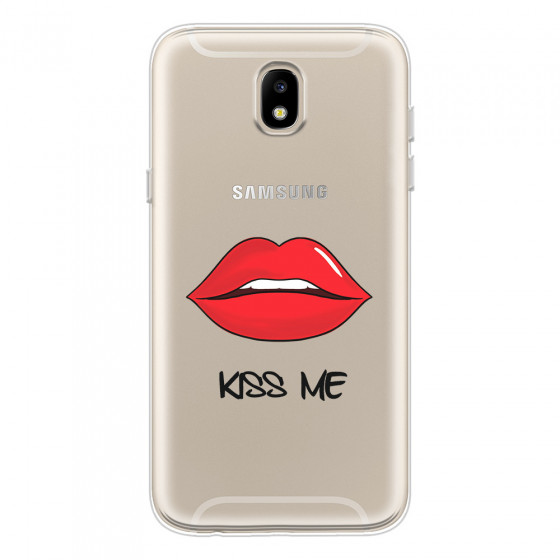 SAMSUNG - Galaxy J3 2017 - Soft Clear Case - Kiss Me