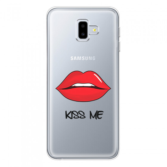 SAMSUNG - Galaxy J6 Plus - Soft Clear Case - Kiss Me