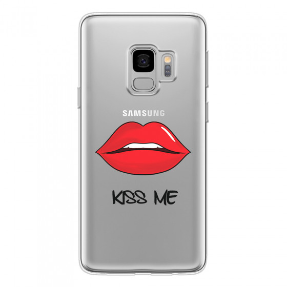 SAMSUNG - Galaxy S9 - Soft Clear Case - Kiss Me