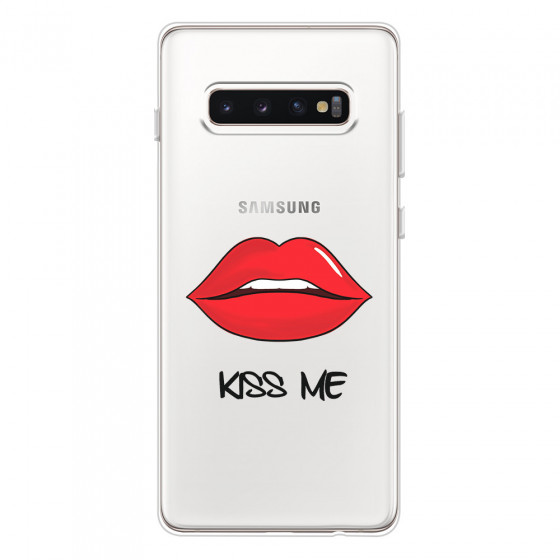 SAMSUNG - Galaxy S10 Plus - Soft Clear Case - Kiss Me