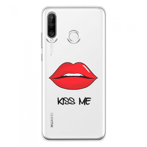 HUAWEI - P30 Lite - Soft Clear Case - Kiss Me