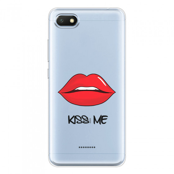 XIAOMI - Redmi 6A - Soft Clear Case - Kiss Me
