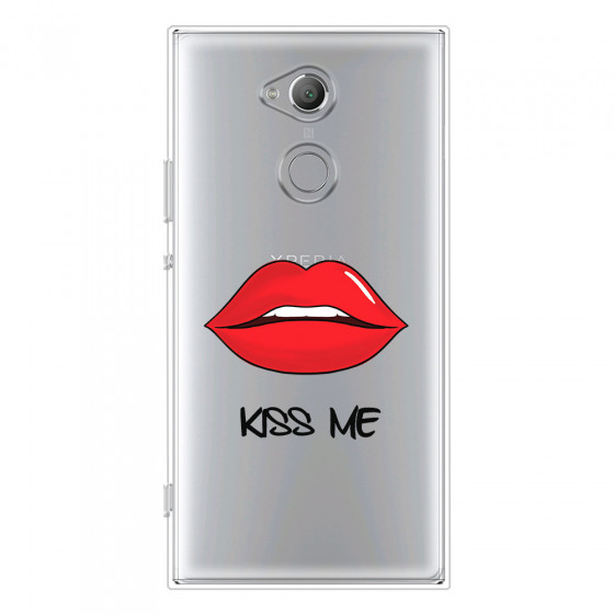 SONY - Sony XA2 Ultra - Soft Clear Case - Kiss Me