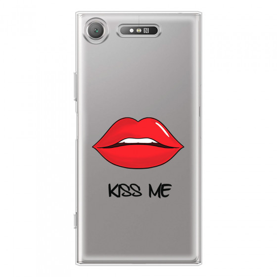 SONY - Sony XZ1 - Soft Clear Case - Kiss Me