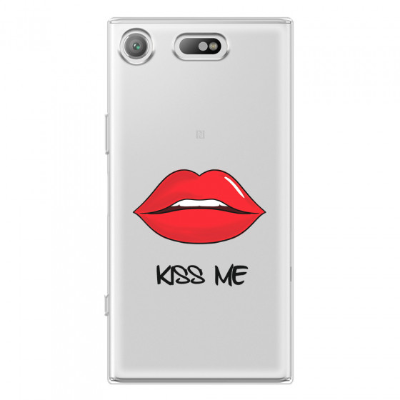 SONY - Sony XZ1 Compact - Soft Clear Case - Kiss Me