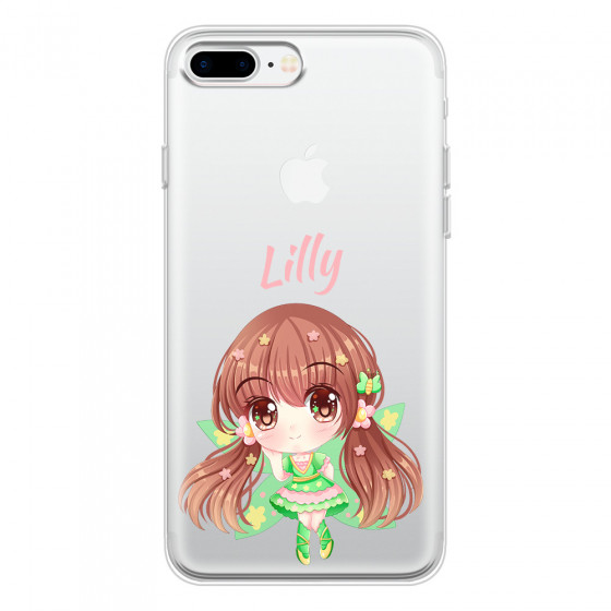 APPLE - iPhone 7 Plus - Soft Clear Case - Chibi Lilly