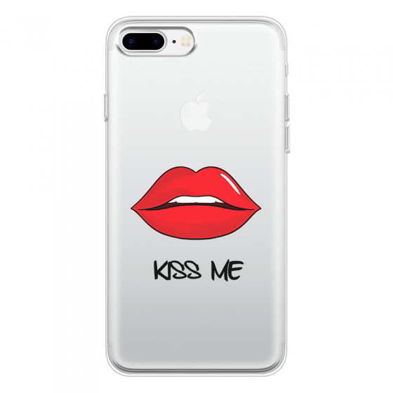 APPLE - iPhone 7 Plus - Soft Clear Case - Kiss Me