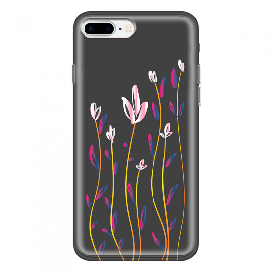 APPLE - iPhone 7 Plus - Soft Clear Case - Pink Tulips