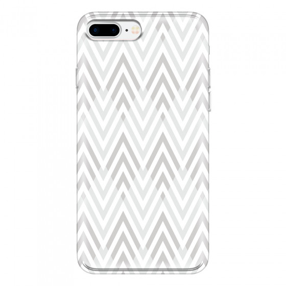 APPLE - iPhone 7 Plus - Soft Clear Case - Zig Zag Patterns